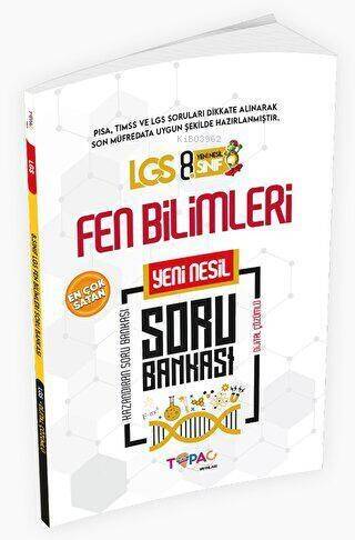 2024 8.Sınıf YENİ SİSTEM LGS Topaç Yayınları Fen Bilimleri 1.Dönem Dijital Çözümlü Soru Bankası - 1