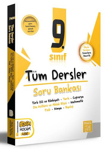 2024 9. Sınıf Tüm Dersler Soru Bankası - 1