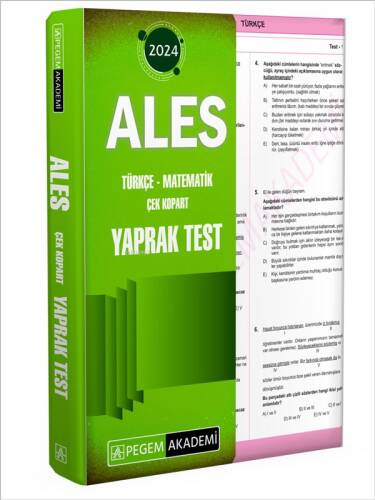 2024 ALES Çek Kopart Yaprak Test - 1