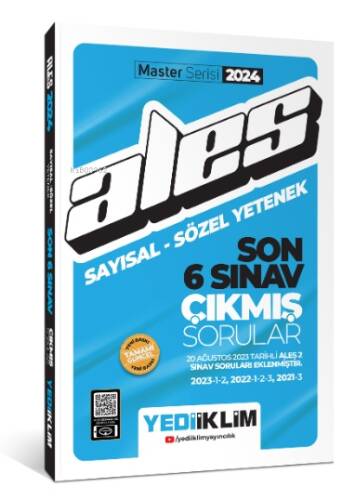 2024 Ales Sayısal - Sözel Yetenek Son 6 Sınav Çıkmış Sorular - 1