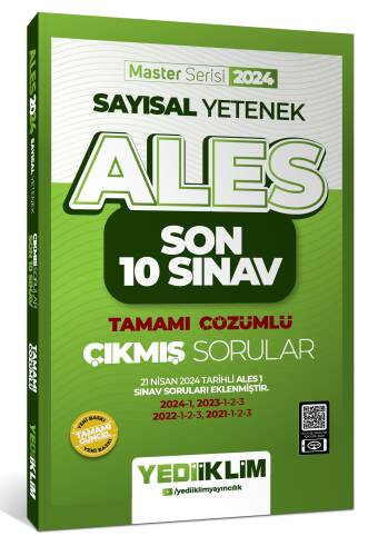 2024 ALES Sayısal Yetenek Son 10 Sınav Tamamı Çözümlü Çıkmış Sorular - 1