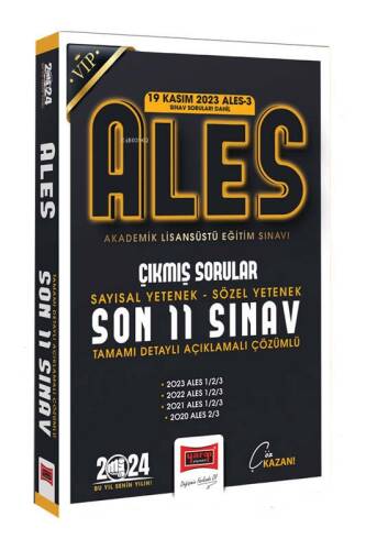 2024 ALES Son 11 Sınav Çıkmış Sorular (19 Kasım 2023 Sınavı Dahil) - 1