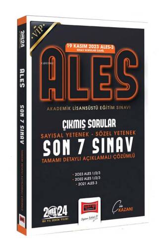 2024 ALES Son 7 Sınav Çıkmış Sorular (19 Kasım 2023 Sınavı Dahil) - 1