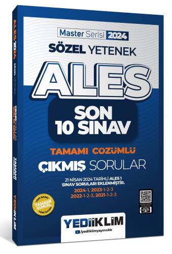 2024 ALES Sözel Yetenek Son 10 Sınav Tamamı Çözümlü Çıkmış Sorular - 1