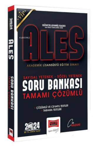 2024 ALES Vip Sayısal-Sözel Yetenek Tamamı Çözümlü Soru Bankası - 1