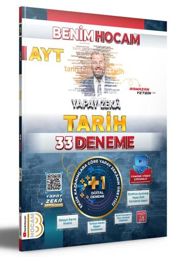 2024 AYT Yapay Zekâ Tarih 33 Deneme Benim Hocam Yayınları - 1