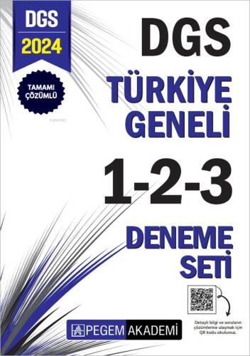 2024 Dgs Tamamı Çözümlü Türkiye Geneli 1-2-3 (3'lü Deneme Seti) - 1