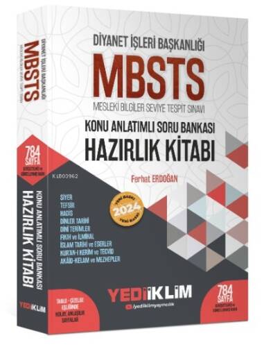 2024 Diyanet İşleri Başkanlığı MBSTS Konu Anlatımlı Soru Bankası Hazırlık Kitabı - 1