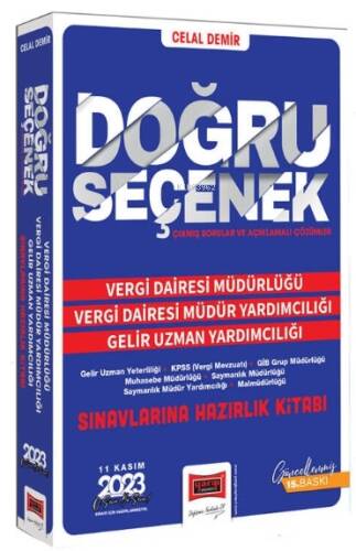 2024 Doğru Seçenek Vergi Dairesi Müdürlüğü - Vergi Dairesi Müdür Yardımcılığı - Gelir Uzman Yardımcılığı Sınavlarına Hazırlık Kitabı (11 Kasım 2023) Sınavı İçin - 1