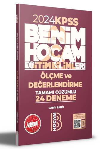 2024 Eğitim Bilimleri Ölçme ve Değerlendirme Tamamı Çözümlü 24 Deneme Benim Hocam Yayınları - 1