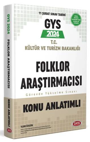 2024 GYS T.C Kültür ve Turizm Bakanlığı Folklor Araştırmacısı Görevde Yükselme Sınavı Konu Anlatımlı - 1