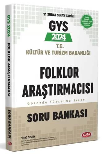 2024 GYS T.C Kültür ve Turizm Bakanlığı Folklor Araştırmacısı Görevde Yükselme Sınavı Soru Bankası - 1