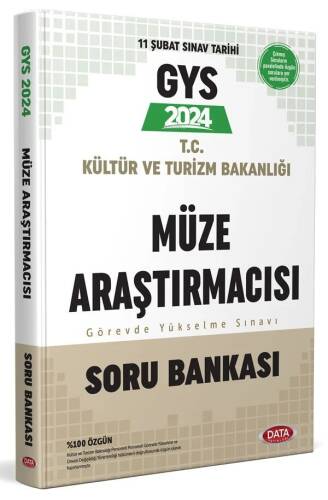 2024 GYS T.C Kültür Ve Turizm Bakanlığı Müze Araştırmacısı Görevde Yükselme Sınavı Soru Bankası - 1