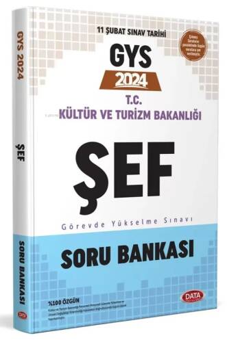 2024 GYS T.C Kültür Ve Turizm Bakanlığı Şef Görevde Yükselme Soru Bankası - 1