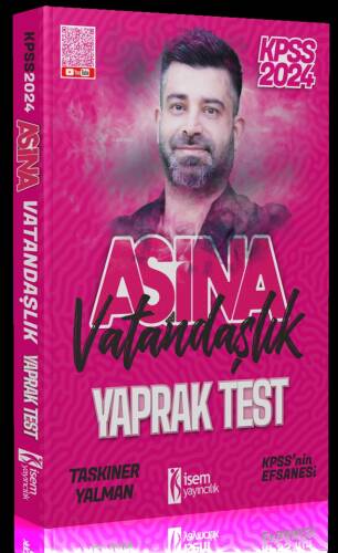 2024 İsem KPSS Aşina Vatandaşlık Çek -Kopart Yaprak Test - 1