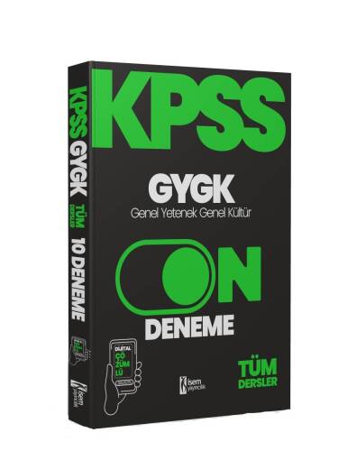 2024 İsem KPSS Genel Yetenek Genel Kültür 10 Deneme Dijital Çözümlü - 1