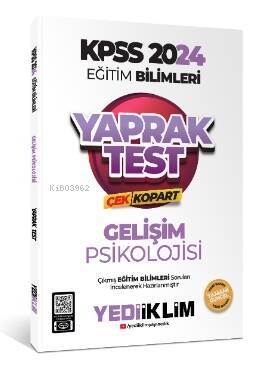 2024 KPSS Eğitim Bilimleri Gelişim Psikolojisi Çek Kopart Yaprak Test - 1