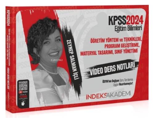 2024 KPSS Eğitim Bilimleri Öğretim Yöntem ve Teknikleri, Program Geliştirme Video Ders Notları - Zeynep Salman İçli İndeks Akademi Yayıncılık - 1