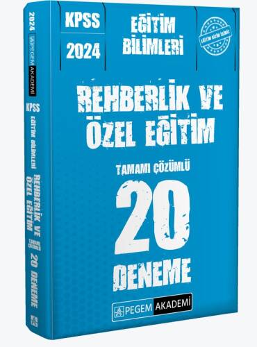 2024 KPSS Eğitim Bilimleri Rehberlik ve Özel Eğitim 20 Deneme - 1