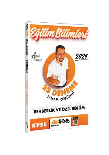 2024 KPSS Eğitim Bilimleri Rehberlik ve Özel Eğitim Tamamı Çözümlü 23 Deneme - 1