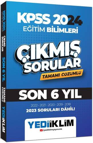 2024 KPSS Eğitim Bilimleri Son 6 Yıl Tamamı Çözümlü Çıkmış Sorular - 1