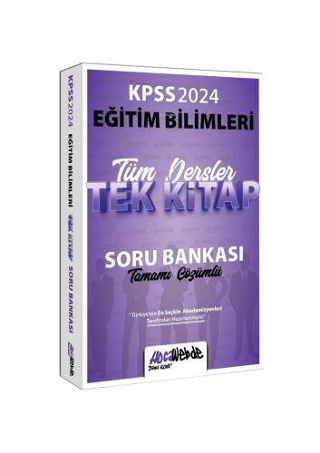 2024 KPSS Eğitim Bilimleri Tüm Dersler Tamamı Çözümlü Tek Kitap Soru Bankası - 1