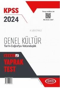 2024 KPSS Genel Kültür Yaprak Test - 1