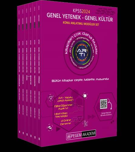 2024 KPSS Genel Yetenek Genel Kültür Konu Anlatımlı Modüler Set (6 Kitap) - 1