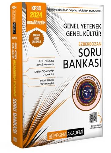 2024 KPSS Genel Yetenek Genel Kültür Ortaöğretim Ezberbozan Soru Bankası - 1