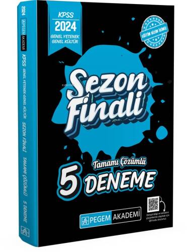 2024 KPSS Genel Yetenek Genel Kültür Sezon Finali Tamamı Çözümlü 5 Deneme - 1