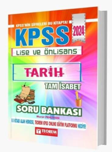 2024 KPSS Lise Ön Lisans Tam İsabet Tarih Soru Bankası - 1