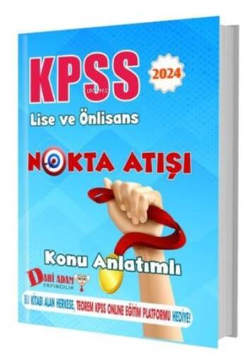 2024 KPSS Lise ve Ön Lisans Nokta Atışı Konu Anlatımlı - 1