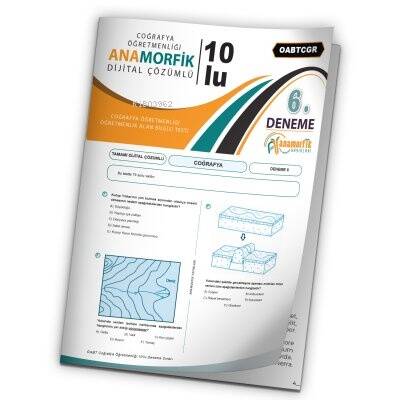 2024 KPSS ÖABT Anamorfik Yayın Coğrafya Öğretmenliği Türkiye Geneli D.Çözümlü Deneme 10/6.Kitapçık - 1
