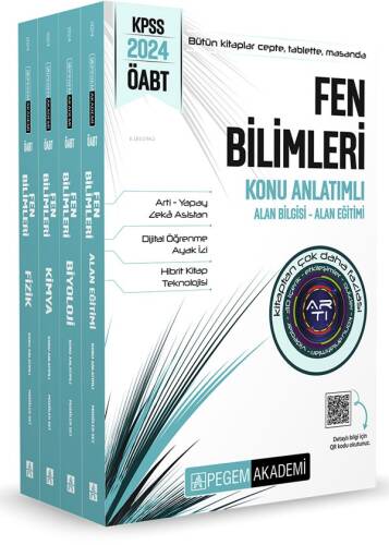 2024 KPSS ÖABT Fen Bilimleri Konu Anlatımlı (4 Kitap) - 1