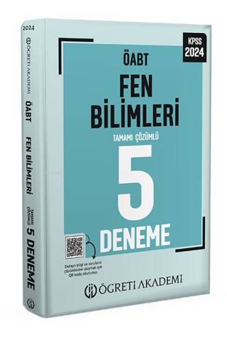 2024 KPSS ÖABT Fen Bilimleri Tamamı Çözümlü 5 Deneme - 1