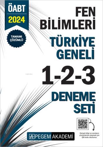 2024 KPSS ÖABT Fen Bilimleri Tamamı Çözümlü Türkiye Geneli 1-2-3 (3'lü Deneme Seti) - 1