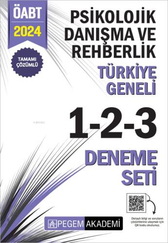 2024 KPSS ÖABT Psikolojik Danışma ve Rehberlik Tamamı Çözümlü Türkiye Geneli 1-2-3 (3'lü Deneme Seti) - 1