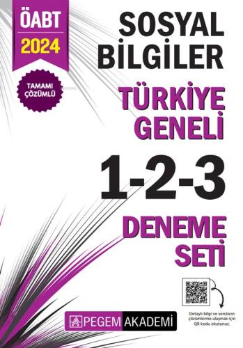 2024 KPSS ÖABT Sosyal Bilgiler Tamamı Çözümlü Türkiye Geneli 1-2-3 (3'lü Deneme Seti) - 1