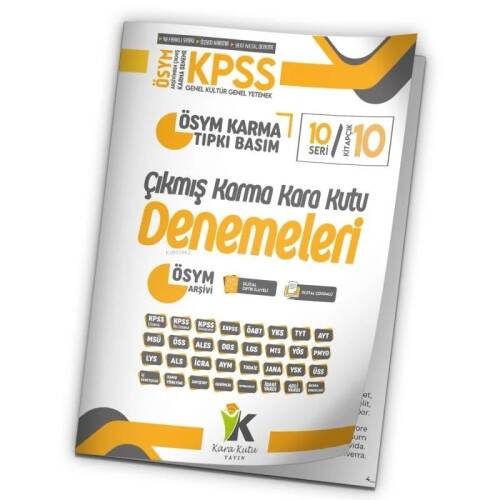 2024 KPSS ÖSYM Arşivi Çıkmış Soru Karma Genel Yetenek Genel Kültür D. Çözümlü Deneme 10/1.Kitapçık - 1