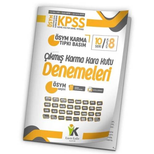 2024 KPSS ÖSYM Arşivi Çıkmış Soru Karma Genel Yetenek Genel Kültür D. Çözümlü Deneme 10/7.Kitapçık - 1