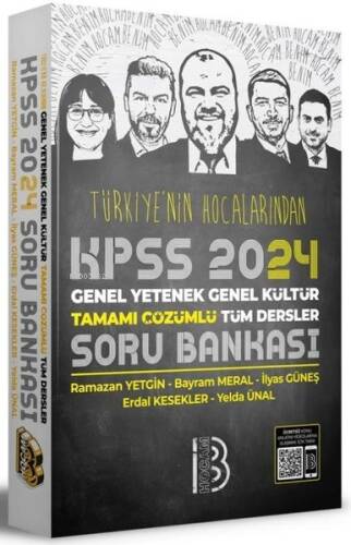 2024 KPSS Türkiye'nin Hocalarından Tüm Dersler Tamamı Çözümlü Soru Bankası - 1