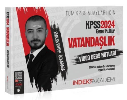 2024 KPSS Vatandaşlık Video Ders Notları - Emrah Vahap Özkaraca İndeks Akademi Yayıncılık - 1