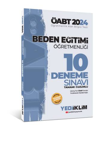 2024 ÖABT Beden Eğitimi Öğretmenliği Tamamı Çözümlü 10 Deneme Sınavı - 1