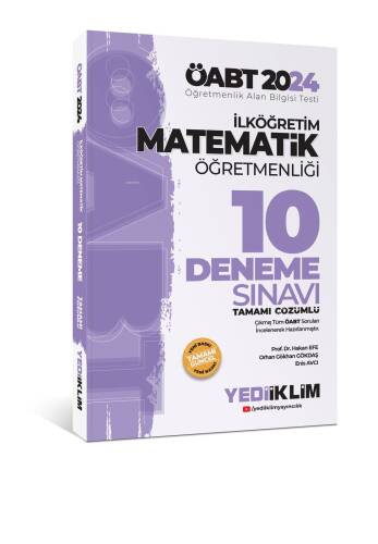 2024 ÖABT İlköğretim Matematik Öğretmenliği Tamamı Çözümlü 10 Deneme Sınavı - 1