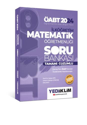 2024 ÖABT İlköğretim Matematik Öğretmenliği Tamamı Çözümlü Soru Bankası - 1