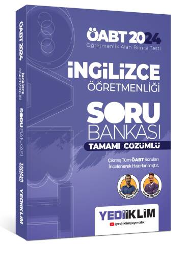 2024 ÖABT İngilizce Öğretmenliği Tamamı Çözümlü Soru Bankası - 1