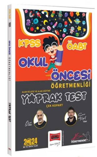 2024 ÖABT Okul Öncesi Öğretmenliği Yaprak Test (Alan Bilgisi ve Alan Eğitimi) - 1