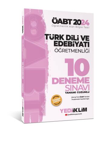 2024 ÖABT Türk Dili Ve Edebiyatı Öğretmenliği Tamamı Video Çözümlü 10 Deneme Sınavı - 1