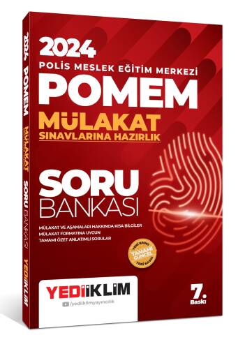 2024 POMEM Mülakat Sınavlarına Hazırlık Soru Bankası - 1