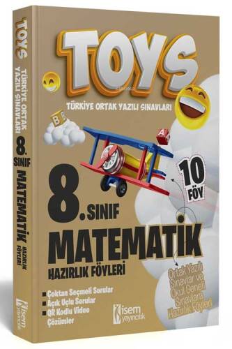 2024 TOYS 8. Sınıf Matematik Hazırlık Föyleri İsem Yayıncılık - 1